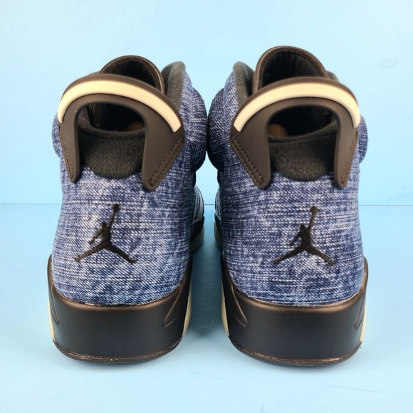 Air Jordan 6 VI Retro 2019 Washed Denim CT5340-401 Mens Size 13 - Picture 2 of 10